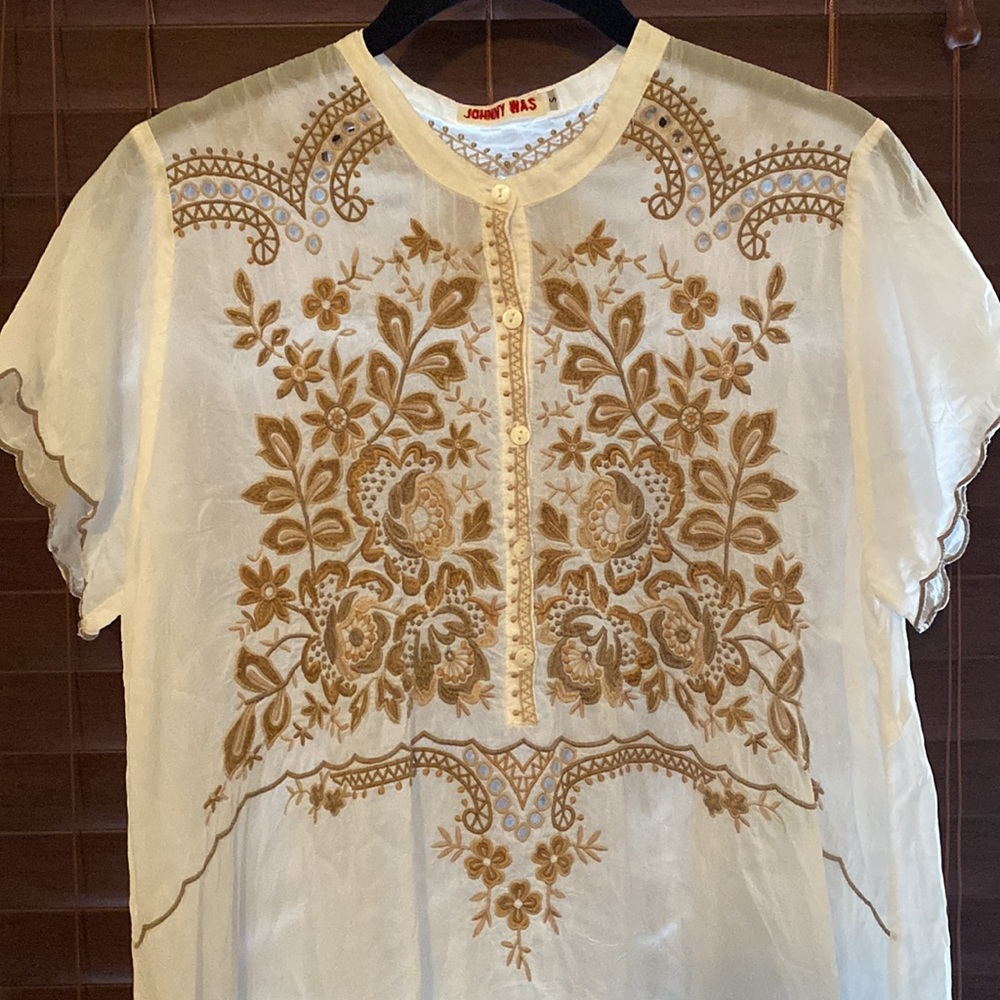 Johnny Was Embroidered Tunic - Picture 3 of 5